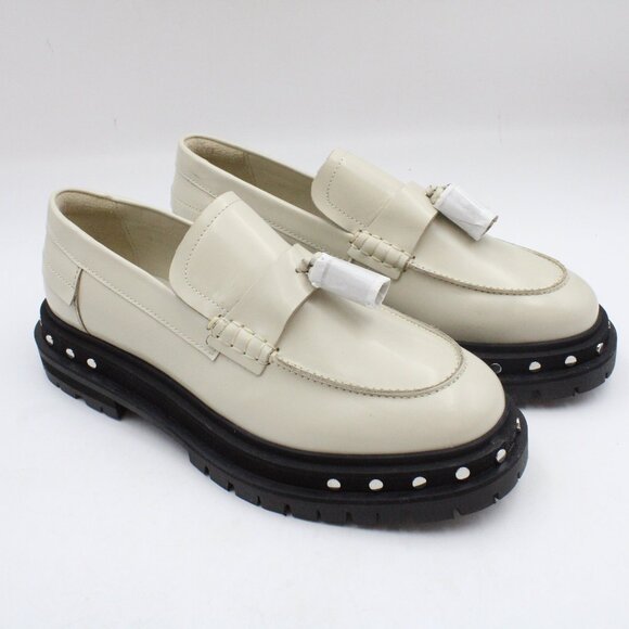 Free People Shoes - Free People Teagan Tassel Loafers in Antique Ivory US Women's Size 11